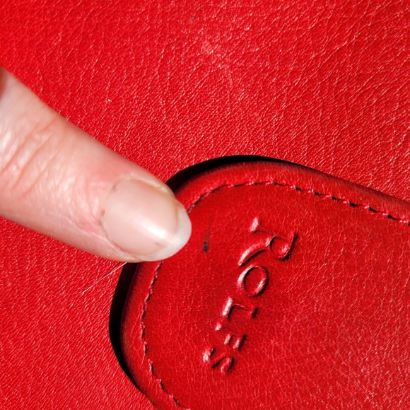 Red Rofls Leather Wallet - Picture 2 of 8